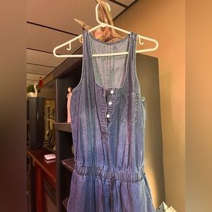 Super Cute Denim Jump-suit